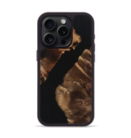 iPhone 15 Pro Wood Phone Case - Christa (Pure Black, 725975)