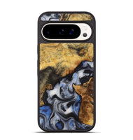 Pixel 9 Pro Wood Phone Case - Johnnie (Black & White, 725978)