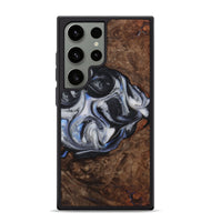 Galaxy S24 Ultra Wood Phone Case - Alfred (Black & White, 725981)