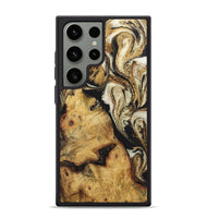 Galaxy S24 Ultra Wood Phone Case - Tisha (Black & White, 725985)