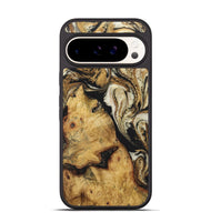 Pixel 9 Pro Wood Phone Case - Tisha (Black & White, 725985)