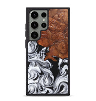 Galaxy S24 Ultra Wood Phone Case - Katlyn (Black & White, 725986)