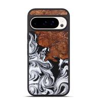 Pixel 9 Pro Wood Phone Case - Katlyn (Black & White, 725986)