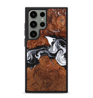 Galaxy S24 Ultra Wood Phone Case - Clay (Black & White, 725988)