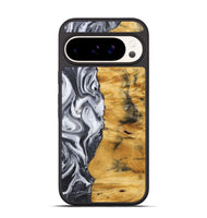 Pixel 9 Pro Wood Phone Case - Marlon (Black & White, 725995)