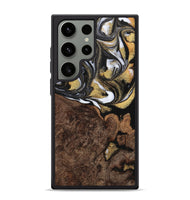 Galaxy S24 Ultra Wood Phone Case - Robyn (Black & White, 725996)