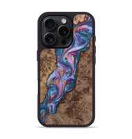 iPhone 16 Pro Wood Phone Case - Sandy (Purple, 726003)