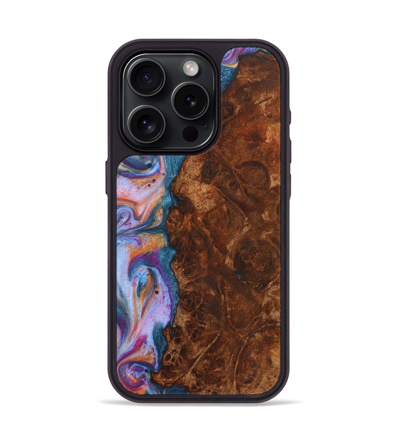 iPhone 15 Pro Wood Phone Case - Rudy (Purple, 726005)