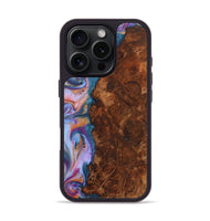 iPhone 16 Pro Wood Phone Case - Rudy (Purple, 726005)