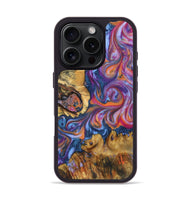 iPhone 16 Pro Wood Phone Case - Braxton (Purple, 726010)