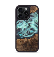 iPhone 15 Pro Wood Phone Case - Cecelia (Green, 726015)