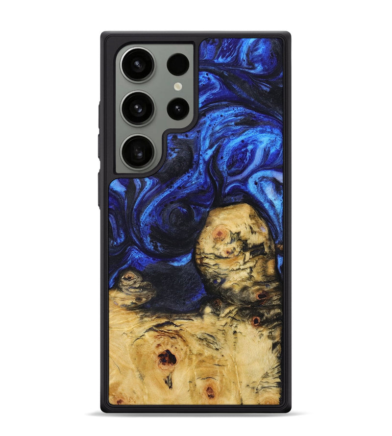 Galaxy S24 Ultra Wood Phone Case - Chad (Blue, 726034)