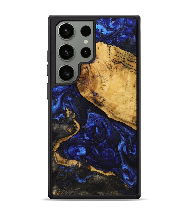 Galaxy S24 Ultra Wood Phone Case - Dave (Blue, 726040)