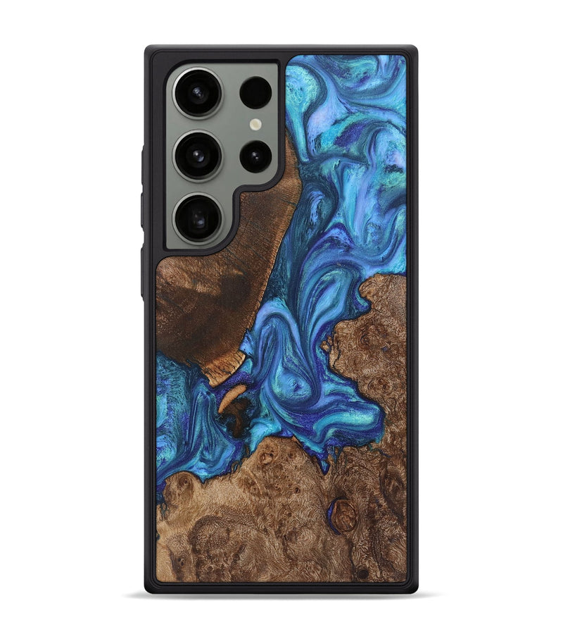 Galaxy S24 Ultra Wood Phone Case - Alejandro (Blue, 726068)