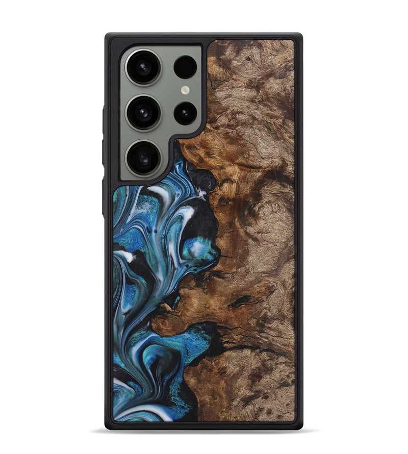 Galaxy S24 Ultra Wood Phone Case - Ainsley (Blue, 726069)