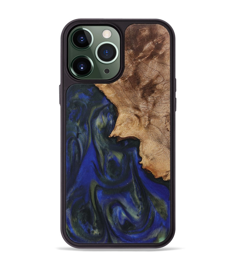 iPhone 13 Pro Max Wood Phone Case - Camden (Blue, 726071)