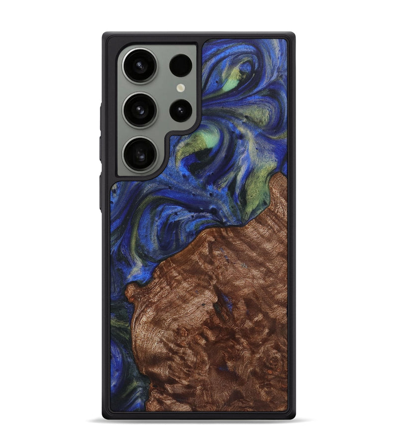 Galaxy S24 Ultra Wood Phone Case - Nolan (Blue, 726073)