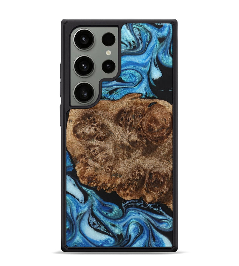 Galaxy S24 Ultra Wood Phone Case - Ethan (Blue, 726086)