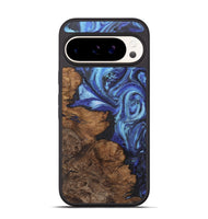 Pixel 9 Pro Wood Phone Case - Alejandro (Blue, 726087)