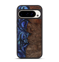 Pixel 9 Pro Wood Phone Case - Kaelyn (Blue, 726091)