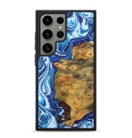 Galaxy S24 Ultra Wood Phone Case - Christian (Blue, 726092)