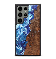 Galaxy S24 Ultra Wood Phone Case - Suzanne (Blue, 726094)