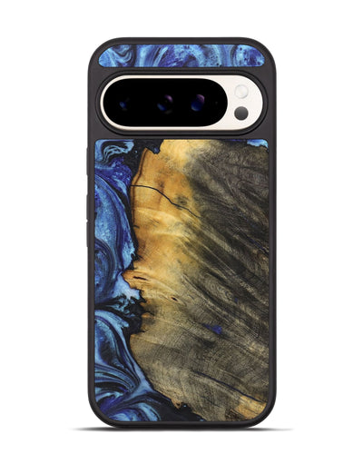 Pixel 9 Pro Wood Phone Case - Nico (Blue, 726096)