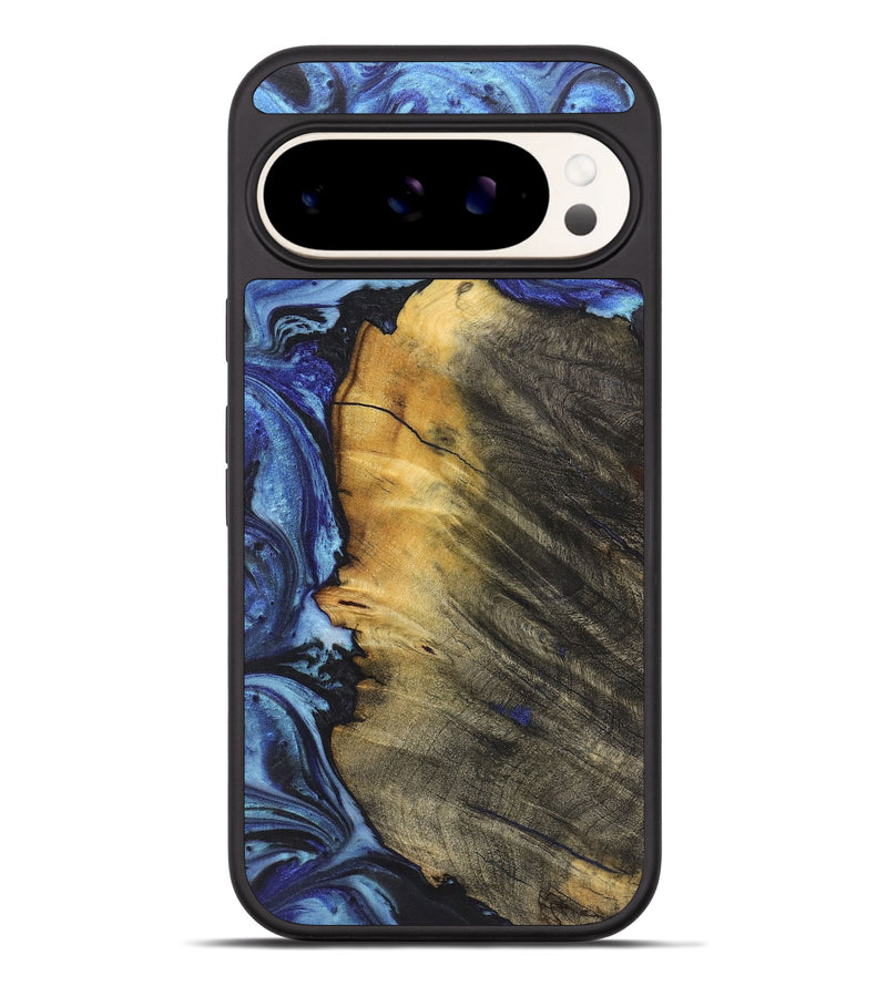 Pixel 9 Pro XL Wood Phone Case - Nico (Blue, 726096)