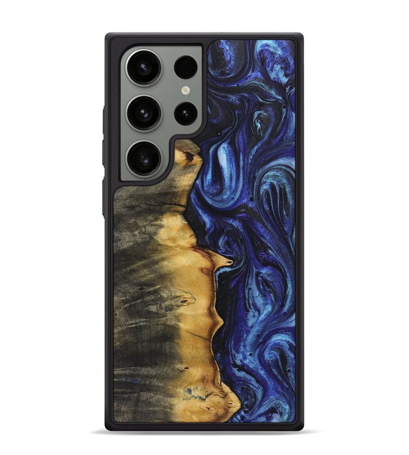 Galaxy S24 Ultra Wood Phone Case - Kade (Blue, 726097)