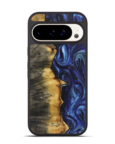 Pixel 9 Pro Wood Phone Case - Kade (Blue, 726097)