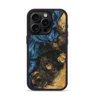 iPhone 15 Pro Wood Phone Case - Wren (Blue, 726109)