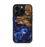 iPhone 15 Pro Wood Phone Case - Leilani (Blue, 726113)