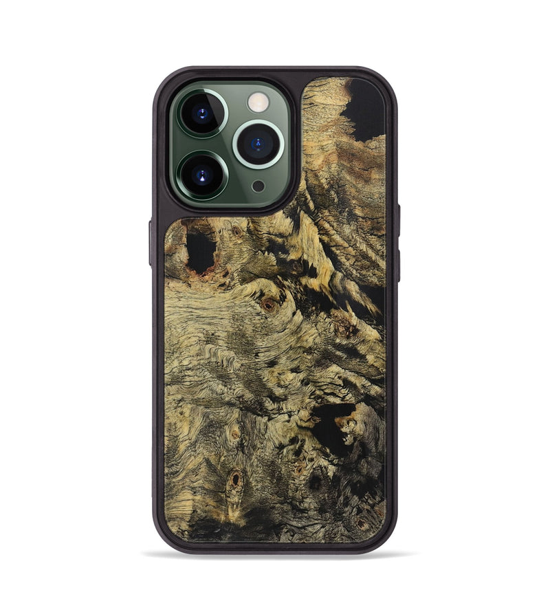 iPhone 13 Pro Wood Phone Case - Kelly (Wood Burl, 726367)