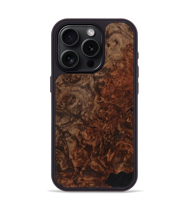 iPhone 15 Pro Wood Phone Case - Cesar (Wood Burl, 726423)