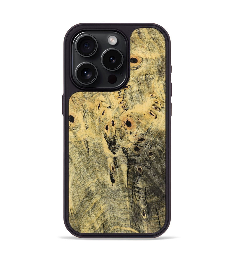 iPhone 15 Pro Wood Phone Case - Harrison (Wood Burl, 726426)