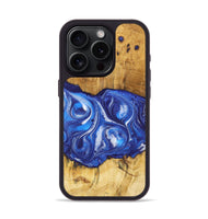 iPhone 15 Pro Wood Phone Case - Ricardo (Blue, 726499)