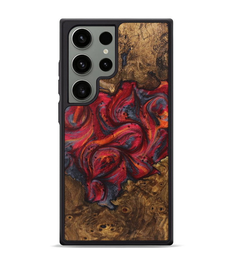 Galaxy S24 Ultra Wood Phone Case - Latoya (Red, 726507)