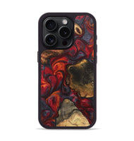 iPhone 15 Pro Wood Phone Case - Camila (Red, 726509)