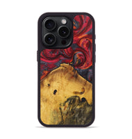 iPhone 15 Pro Wood Phone Case - Gertrude (Red, 726510)