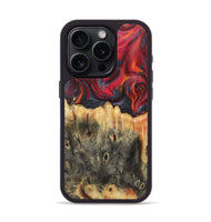 iPhone 15 Pro Wood Phone Case - Kara (Red, 726511)