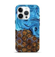 iPhone 15 Pro Wood Live Edge Phone Case - Robbie (Pattern, 726526)