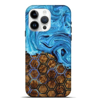 iPhone 15 Pro Max Wood Live Edge Phone Case - Robbie (Pattern, 726526)