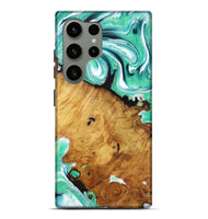 Galaxy S24 Ultra Wood Live Edge Phone Case - Maxine (Green, 726537)