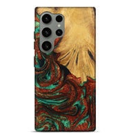 Galaxy S24 Ultra Wood Live Edge Phone Case - Penelope (Green, 726538)