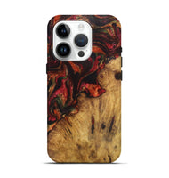 iPhone 15 Pro Wood Live Edge Phone Case - Madison (Red, 726539)