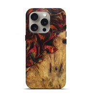 iPhone 16 Pro Wood Live Edge Phone Case - Madison (Red, 726539)