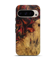 Pixel 9 Pro Wood Live Edge Phone Case - Madison (Red, 726539)