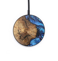 Circle Wood Wireless Charger - Angelo (Blue, 726565)