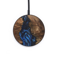 Circle Wood Wireless Charger - Selena (Blue, 726566)