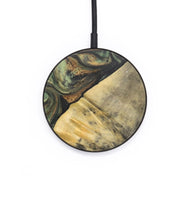 Circle Wood Wireless Charger - Caitlyn (Green, 726575)